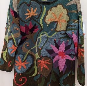 Peruvian Connection Sz S Vintage sweater. Pima cotton